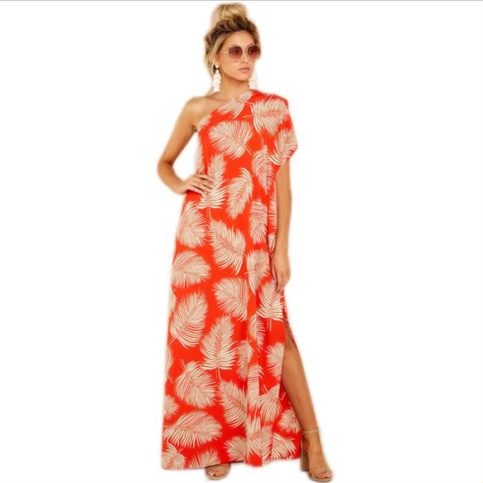 Robe Femme Imprimée Géométrique Une épaule Ark & Co - Taille M - Neuve Avec étiquette