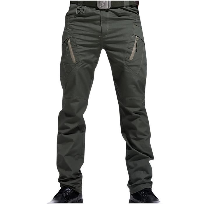 Pantalons pour hommes Pantalons cargo à poches multiples Vêtements de travail Poche cargo de sécurité au combat m28533