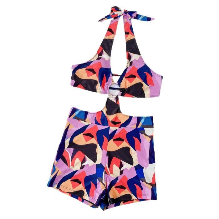 Maillot De Bain Une Pièce A.N.A Femme Noir Découpé - Taille 10 (M), Rembourré, Neuf Avec étiquettes