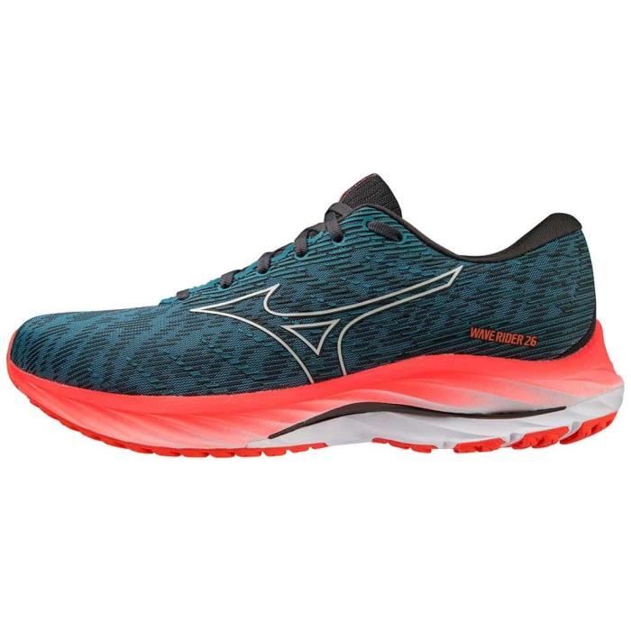 Chaussures de Running MIZUNO Wave Rider 26 51 Mixte Bleu Regulier Cdiscount Sport