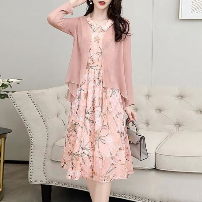 Robe Bretelles En Mousseline De Soie BCBG Max Azria - Taille S, Couleur Atlantic Combo, Neuf Avec étiquette