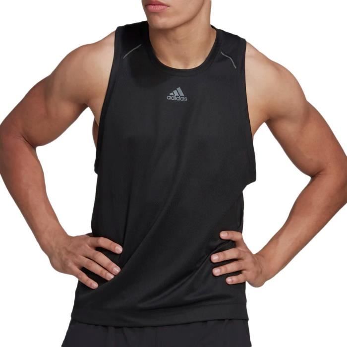 Débardeur Noir Homme Adidas Hiit Spin Tk