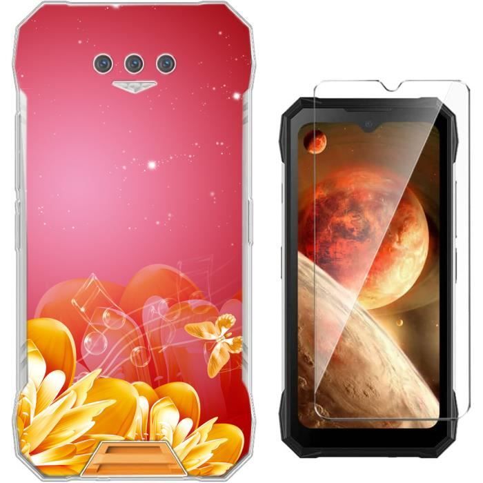 Coque Pour Doogee S86 Pro, KJYF Noir Antichoc Bumper Cover