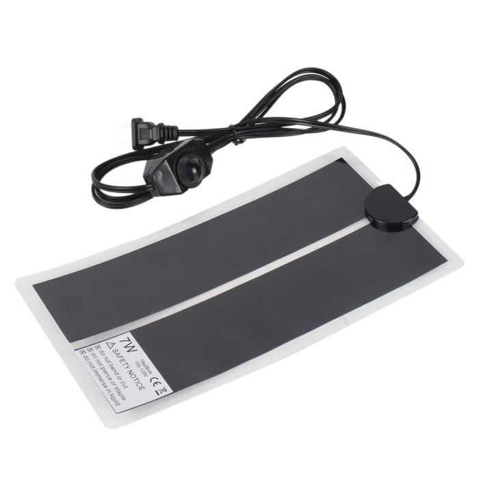 Comparer les prix de Coussin chauffant pour animaux de compagnie d'incubateur de couveuse de reptiles du tapis chauffant 7W UE 220V-240V