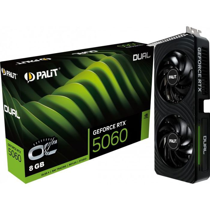 Carte Graphique Palit GeForce RTX 5060 Dual OC – 8 Go GDDR7 - vue 4