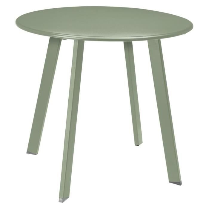 progarden table d'appoint 50x45 cm vert mat 442225