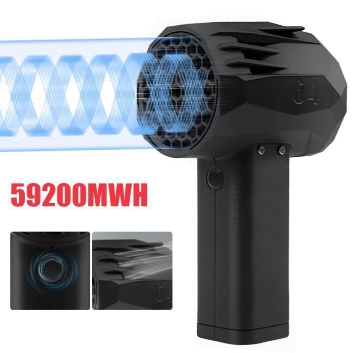 Mini ventilatore portatile con batteria e supporto da scrivania