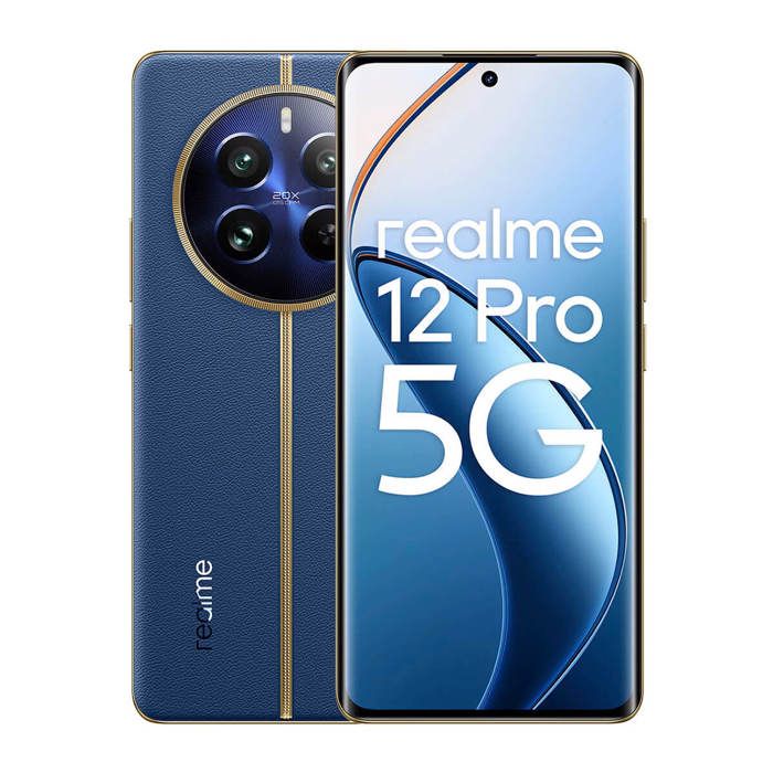 Realme 12 Pro 5G - 12 Go/256 Go Bleu (Submarine Blue) - Écran AMOLED 67 120 Hz Double SIM