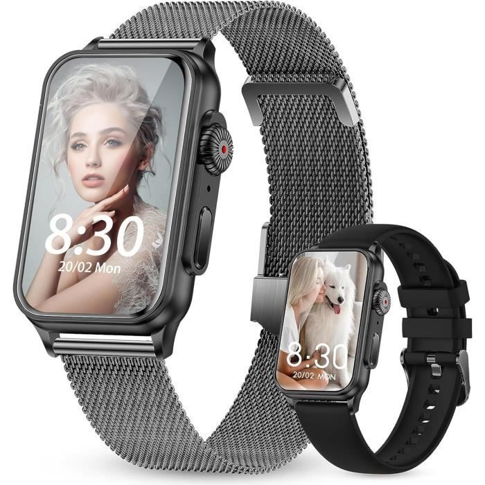 Montre Connectée Femme LLKBOHA 1.39" - 113 Modes Sport, Appels Bluetooth - Cadeau Saint Valentin