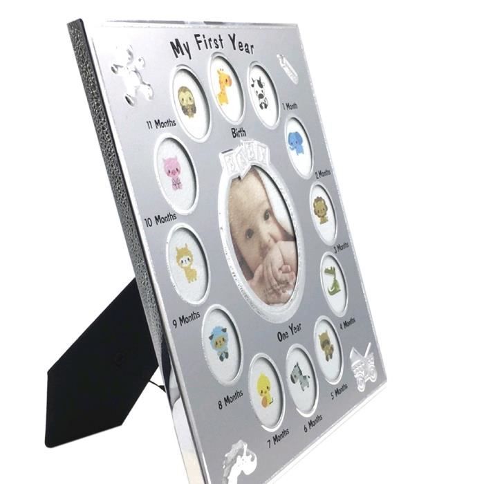 Cadre Photo Pour Enfants Ma Premiere Annee Cadeau Pour Bebe Cadeau D Anniversaire Pour Enfant Maison Decoration Familiale Ornements Cdiscount Maison