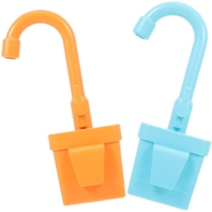 Jouet Robinet D'Évier Cuisine Enfant - 2 Pièces Simulation Eau Courante - Jeu D'Imitation Pour Apprendre à Laver