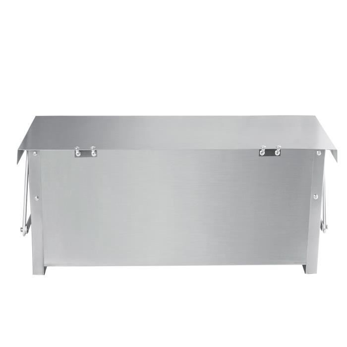 Meilleurs prix pour Distributeur automatique de nourriture - SUUSOLNY - 10 kg - Acier galvanisé - Extérieur - Argent