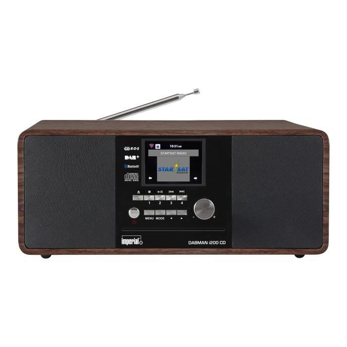 Système audio - TELE STAR - imperial DABMAN i200 CD - Lecteur de CD / MP3 - Bluetooth - DAB/DAB+/FM