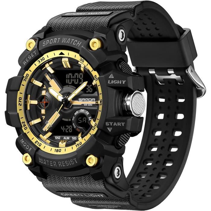 Montre Suunto T4C Homme – 40mm, Noir/rouge, Numérique, 30m, Rétroéclairage, Occasion