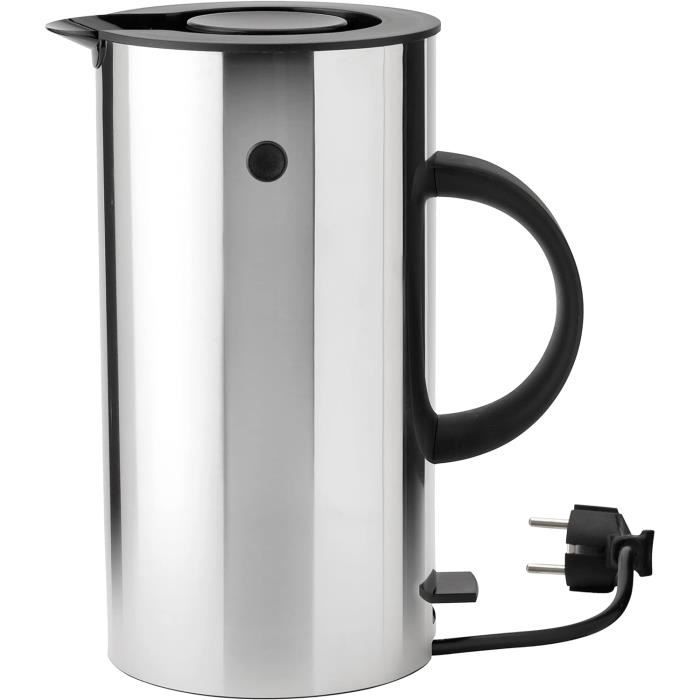 Bouilloire Électrique Stelton EM77 1.5L - Design Iconique - Sans Fil, Filtre Amovible, Sécurité - Erik Magnussen