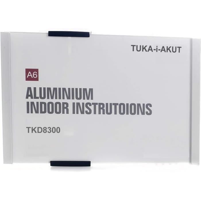 Présentoir Acrylique Incliné TAPKUA A6 - 12 Pièces Pour Menus Et Dépliants, Transparent