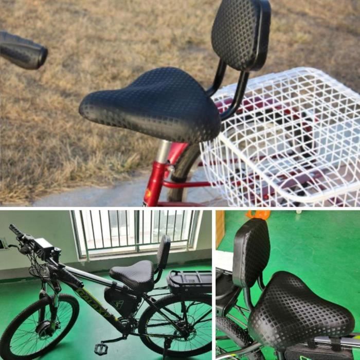 Vvikizy dossier confortable Selle avec dossier sièges de dossier doux et confortables siège de Tricycle pour vélo sport decoration
