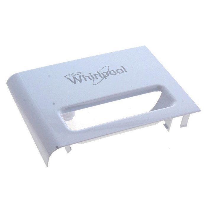 Poignee tiroir a produits pour lave linge Whirlpool 481010763630
