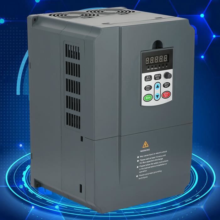 Variateur De Fréquence Triphasé 2.2kW - Convertisseur VFD Entrée 380-440V Sortie 0-440V Vectoriel