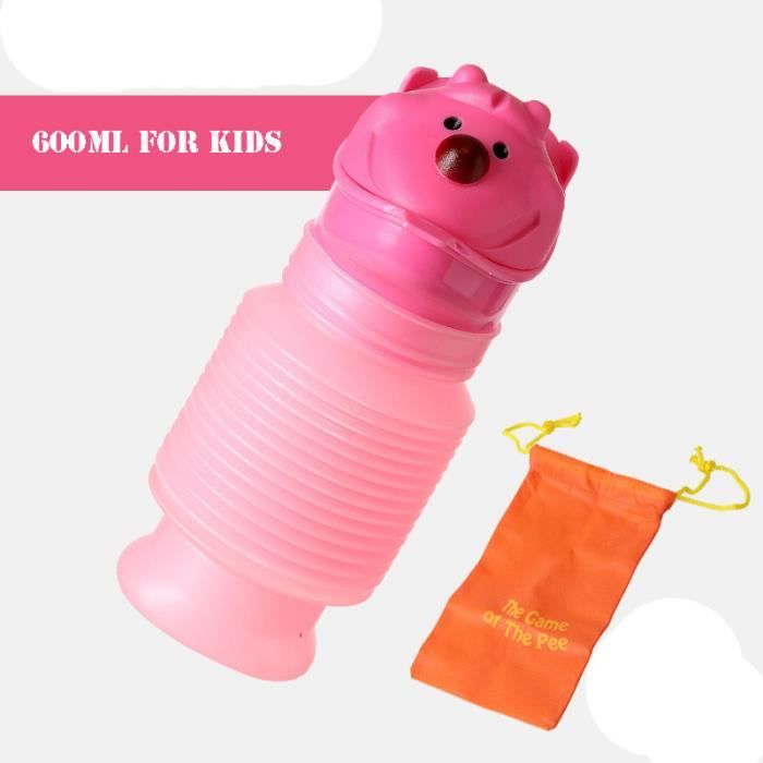 Urinoir Portable Pour Enfants - Pot De Toilette D'urgence Anti-fuite, Réutilisable, Pour Garçons (voyage, Voiture, Extérieur)