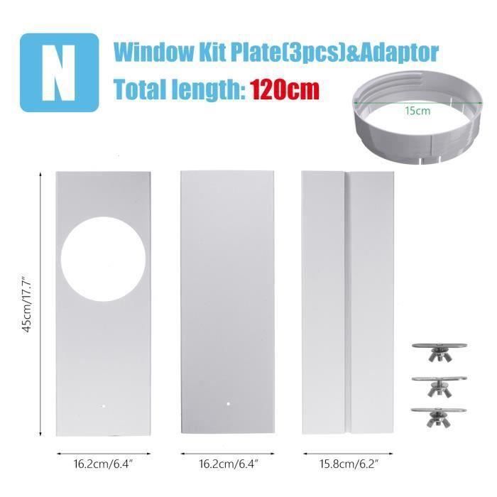 Kit De Fenêtre Pour Climatiseur Jatour Kit D'Adaptateur Fenêtre Pour Climatiseur Mobile - 1 Adaptateur 6 2 Plaques Réglables Jusqu'à 110cm Plaque Réglable étanchéité Kit De Fenêtre Pour Climatiseur Jatour Kit D'Adaptateur Fenêtre Pour Climatiseur Mobile - 1 Adaptateur 6 2 Plaques Réglables Jusqu'à 110cm Plaque Réglable étanchéité