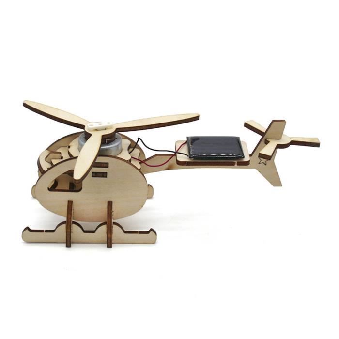 Kisangel Kit Modèle d'Avion en Bois 3D Puzzle en Bois Avion Bricolage Jouet en Bois Artisanat Avion Jouet Décoration Avion en Bois pour Ornement Bureau Fête