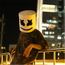 Masque DJ Marshmello Cosplay - Résine EVA - Blanc - Pour Fête Et Déguisement