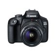 Canon EOS 4000D Appareil photo numérique Reflex 18.0 MP APS-C 1080p - 30 pi-s 3x zoom optique objectif EF-S 18-55 mm DC III…-1