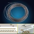 LiebeWH 1pc 15 mètres Câble Métallique en Acier Inoxydable 304, Diamètre 1,5 mm Câble en Acier Inoxydable de Qualité pour-1