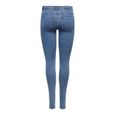 Jeans femme ONLY Onlrain Life Noos - bleu - coupe skinny - taille moyenne - confortable-1