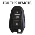 Coque de clé télécommande à 3 boutons en Silicone Pour Peugeot 308 (T9) 2013 - 2016 508 208 3008 5008 2010 - 2016-1