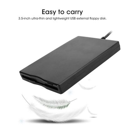Lecteurs DVD Vshop ®lecteur de disquette 3,5 "usb 2. 0 données lecteur de disquette externe 1,44 mo pour ordinateur portable win 7-8-10 mac noir floppy