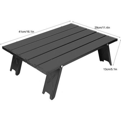 Mini Table Pliante En Alliage D'Aluminium Pour Extérieur, Camping,  Barbecue, Pique-Nique, Noir[H662]