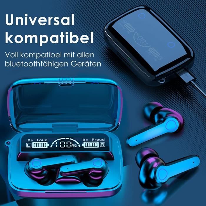 Écouteurs Bluetooth Intra-auriculaires Clip Oreille YXRRVING G5W6 - Bluetooth 5.3, 5h D'autonomie, Sport