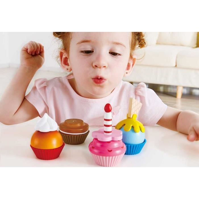 Hape Robot De Cuisine En Bois – Jeu D'imitation Avec Accessoires, Dès 3 Ans, Blanc