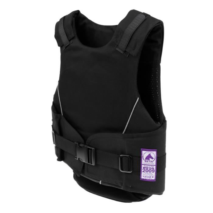 Gilet De Sécurité Équestre Rembourré EVA - Unisexe (Enfants/Adultes) - Fermeture Éclair - Neuf