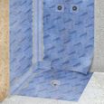 natte d’étanchéité pour douche à l’italienne 1 mb largeur 100 cm roulon bleu membrane de protection à l’eau sous carrelage 36-3