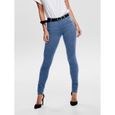 Jeans femme ONLY Onlrain Life Noos - bleu - coupe skinny - taille moyenne - confortable-3