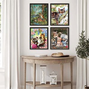 ZGmaxCL DIY Fai da Te 5D Kit Diamond Painting Quadri Grandi Dimensioni Vista Giardino Disegni con Diamantini Decorazione Artigianato per Casa e Pareti 120x60cm