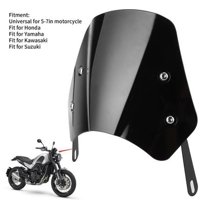 Déflecteur Universel De Pare-Brise De Moto Pour Moto Phares 5 '' - 7