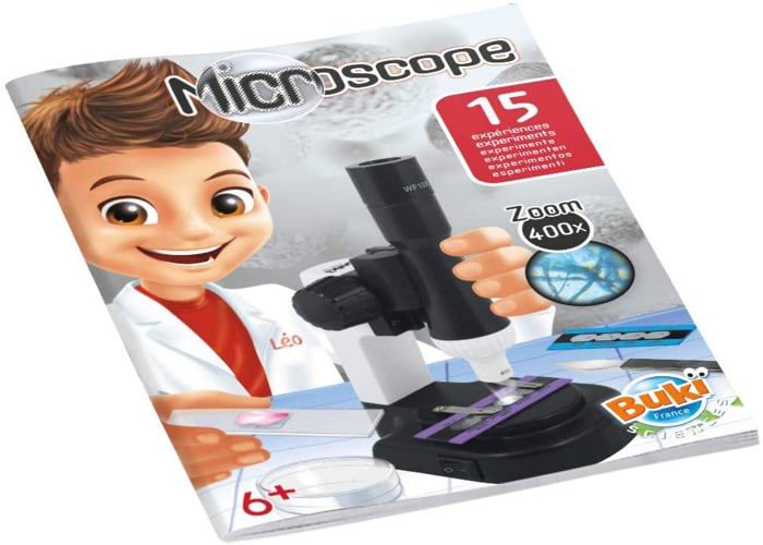 Buki - 14 Lames Microscope Avec 20 Échantillons - Dès 8 Ans