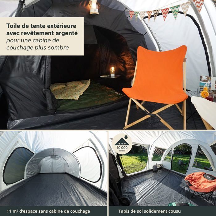 Tente de camping - PWSHYMI - JHR19864 - 4 personnes - Imperméable