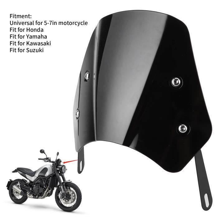Déflecteur De Vent Universel Pour Moto – Pare-brise Réduisant La Résistance à L'air