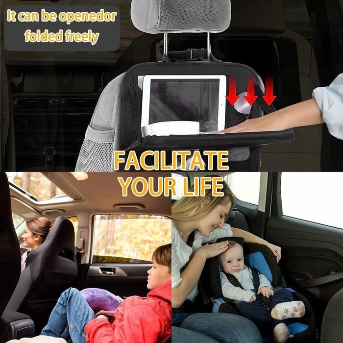 CaiTang Organisateur Voiture Enfant, Protection Siège Arrière avec