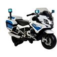 Moto électrique 12V BMW Police Blanche-0