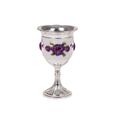Gobelet en alliage de zinc de style gobelet en verre en vin sculpté à liqueur blanc tasse-tasse verres à  VERRINE - MISE EN BOUCHE-0