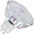 Ampoule LED GU5.3 MR16 SMD Cristal 12V 38º 5W Blanc Neutre 3800K-4200K -0