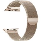 RKINC pour bracelet Apple Watch, Bracelet milanais en acier inoxydable avec verrou magnétique pour Apple Watch 38/40 MM (Or)