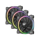 Thermaltake 3 Ventilateurs de boîtier Riing 12 RGB x3 TT Premium Edition - LED RGB - 120mm