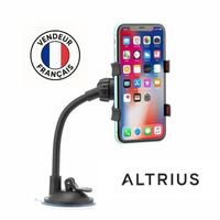 Support Téléphone Voiture Universel à Rotation 360° et Bras Flexible. Compatible Avec Tout Smartphone, iPhone/Samsung,